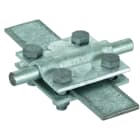 DEHN - Morsetto a croce Fe/tZn per Td 8-10/Pt 3 0mm Pt 30/30mm senza piastra intermedia.