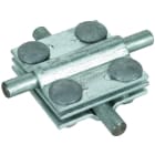 DEHN - Morsetto a croce Fe/tZn per Td 8-10/8-10 mm Pt 30mm con piastra interna.