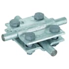 DEHN - Morsetto a croce Fe/tZn per Td 8-10/8-10 mm Pt 30mm senza pi astra int. 318251