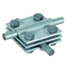 DEHN - Morsetto a croce Fe/TZn per TD 8-10/8-10 mm con piastra interna 30mm.