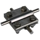 DEHN - Morsetto a croce inox per TD 8-10/8-10mm Pt 30mm con pi astra int. 319209