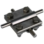 DEHN - Morsetto a croce inox per TD 8-10/8-10mm Pt 30mm con pi astra int.