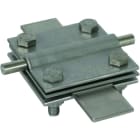 DEHN - Morsetto a croce in acciaio inossidabile V4A per TD 7-10/7-10mm Pt 7-10/Pt 40mm-Pt 40/40mm con piastre astrali integrate.