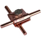 DEHN - Morsetto MV Cu per TD 8mm con vite esagonale. 390057