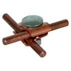 DEHN - Morsetto MMV in rame per tubi da 6-8mm con vite a testa piatta e dado.