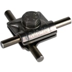 DEHN - Morsetto MV inox per TD 8-10mm con vite esagonale e grova.