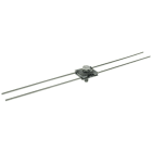 DEHN - Morsetto MMV Fe/Nero per TD 3-10mm con vite esagonale M8x25mm Fe/tZn Morsetto MMV Fe/Non Zincato TD 3-10mm.