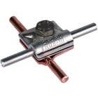 DEHN - Morsetto MV Cu-Al per TD 8mm / 8-10mm con vite esagonale.