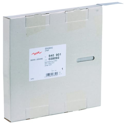 DEHN - Nastro per fascette inox 25x0,3 L100m.