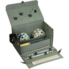 DEHN - Borsa in cuoio per misuratori di terra completa di accessori o apparecchio.