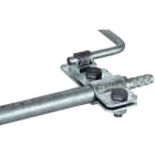 DEHN - Collare di collegamento secondo CEI EN 62561-1 per la connessione di conduttori tondi su dispersori di profondità con connettore KS (Td 7-10 mm) su un lato FE/TZN per D 20M.