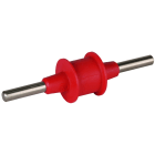 DEHN - Spinterometro di sezionamento con rivestimento plastico, 2 collegamenti Td 10mm in acciaio inox KFSU.