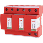 DEHN - Scaricatore combinato DEHNventil Tipo 1+2 per reti trifase TNC SPD 3P A CARTUCCIA.