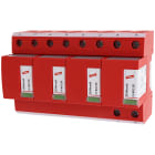 DEHN - Scaricatore combinato DEHNventil Tipo 1+2 per reti trifase TNS SPD 4P A CARTUCCIA.