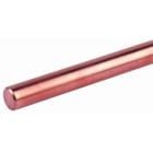 DEHN - Asta di captazione D 10mm L 1000mm Cu bombata su entrambi i lati captazione D 10mm L 1000mm Cu.
