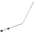 DEHN - Punta di captazione D 10mm lung. 1000mm angolato 55° con 2 morsetti scan alati Al-SET-Al.