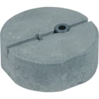DEHN - Zoccolo in cemento C45/55 da 8,5kg per installazioni resistenti e affidabili.