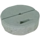 DEHN - Zoccolo in cemento B55 da 17 kg con diametro di 337mm.