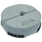 DEHN - Zoccolo in cemento C45/55 con cuneo per installazioni sicure ed affidabili.