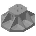 DEHN - Fondazione a bicchiere C50/60, H13-19.