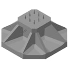 DEHN - Fondazione a bicchiere C50/60, H22-24.