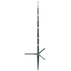DEHN - Palo di captazione componibile trivella L 10000mm Fe/tZn-Al con fondazione filettata SE T.
