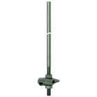 DEHN - Punta di captazione in acciaio inossidabile L 1000mm con morsetto MV per Td 8-10mm.