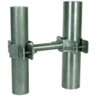 DEHN - Collare di fissaggio per tubi D40/45-65mm con distanziatore L95mm in acciaio inossidabile.