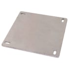 DEHN - Contropiastra con asole per staffa art 105 244 sostegno tubi portanti d50mm fe/tzn.