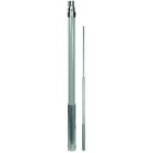 DEHN - Tubo portante D 50mm L 1950 PRFV/Al con punta di captazione D 22/16/10mm L 2500mm HVI-LIGHT L1955 ASTA 2500 INO.