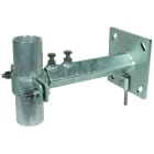 DEHN - Staffa variabile in Fe/tZn per pali D60 distanza da parete da 250 a 350mm.