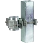 DEHN - Fissaggio per ringhiere per DEHNiso-Comb per tubi D 50mm su costruzione 50x50mm.
