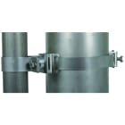 DEHN - Collare di fissaggio per tubi diametro 50mm, antenne settoriali DS 30mm, diametro regolabile 90-300mm.