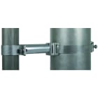 DEHN - Collare di fissaggio per tubi D 50mm per antenne settoriali DS 95mm D 50-300mm e fascetta di fissaggio per tubi D 50mm.