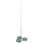 DEHN - Asta di captazione D/22/16/10mm L2500mm Al con treppiede R 320mm Fe/tZn -SET- ASTA DI CAPTAZIONE AL 2500MM, TRIPODE.