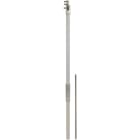 DEHN - Tubo portante HVI light plus D 40 mm L 2400 mm con punta di captazione D 10 mm L 1000 mm e asta 1.