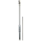 DEHN - Tubo portante HVILIGHTPLUS con asola e punta di captazione L 500 mm, 2,4m e asta 0.