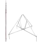 DEHN - Asta telescopica 8,0m con quadripode. Teleskopierbare Fangstange L8,0m al m. Vierbeinstativ D60mm R1330mm NIRO.