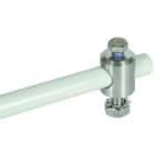 DEHN - Perno di fissaggio con diametro 16 mm in acciaio inossidabile, completo di vite, dado e grova per DEHNiso.