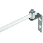 DEHN - Angolare di fissaggio 90 gradi in acciaio inox con perno di fissaggio al diametro 16mm per DEHNiso.