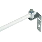 DEHN - Angolare di fissaggio 90 gradi in acciaio inox con perno di fissaggio al diametro 16mm per DEHNiso.