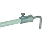 DEHN - Adattatore di fissaggio in acciaio inossidabile a 90 gradi con bussola in zama D 16mm per DEHNiso.