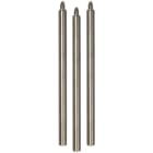 DEHN - Set aste filettate M16x340 mm con base supporto, dadi, grova in INOX fissaggio zoccoli cemento tripode.