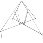 DEHN - Tripode pieghevole per aste d40 o tubi h. Supporto versatile e resistente per lavori di montaggio e manutenzione.
