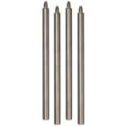 DEHN - Set aste filettate M16x340 mm con base supporto, dadi, grova INOX fissaggio zoccoli cemento quadripode.