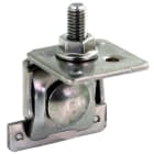 DEHN - Morsetto per tetti metallici con scanalatura verticale, serraggio Pt 0.7-8mm in ox.