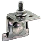 DEHN - Morsetto per tetti metallici con scanalatura verticale, serraggio Pt 0.7-8mm in ox.