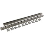 DEHN - Guide di montaggio a C L 1500mm in acciaio inossidabile AISI316 con ganci di fissaggio, viti e staffe per tetto.