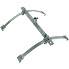 DEHN - Supporto doppio con nastro tend. INOX per tegole, pietre di colmo e bussola D 10/16mm.