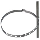 DEHN - Staffa portafilo per tubi da 6-8mm in acciaio inossidabile per pluviali da 80-120mm.